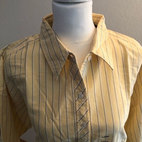 Yellow Crable long sleeve button up - Picture 6 of 10